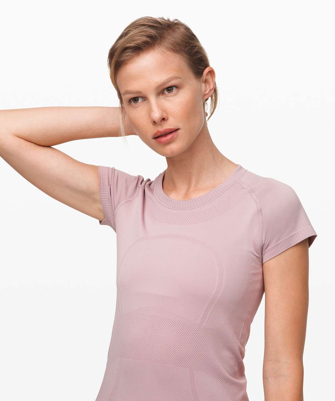 Lululemon Swiftly Tech Short Sleeve Crew - Smoky Blush / Smoky Blush