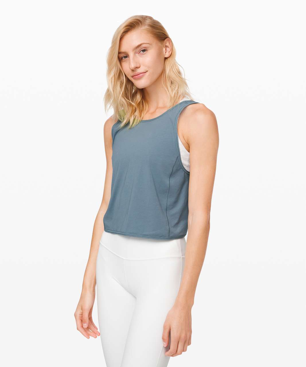 Lululemon Good Turn Tank - Blue Charcoal