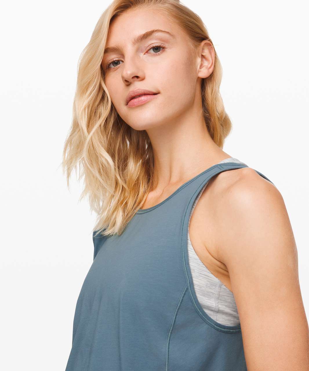 Lululemon Good Turn Tank - Blue Charcoal