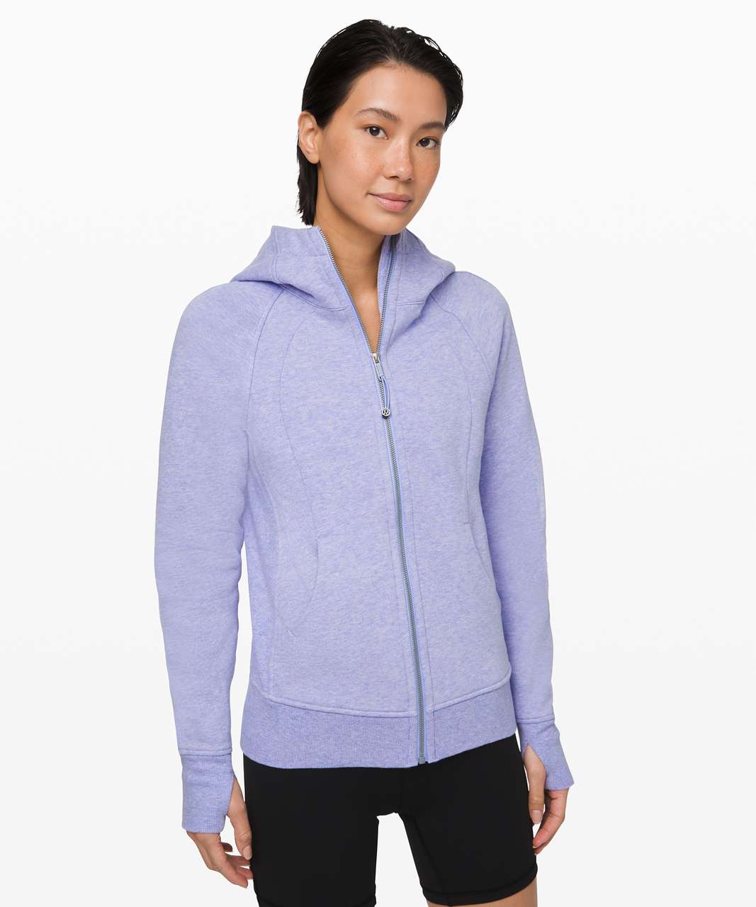 Lululemon Scuba Hoodie *light Cotton Fleece In Purple