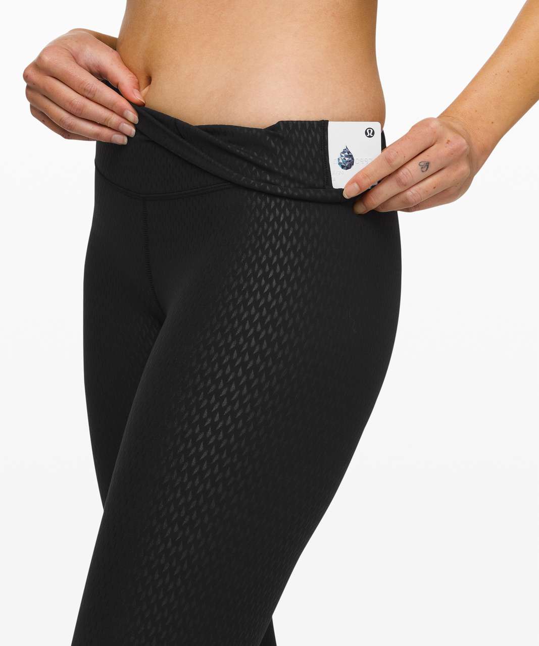 Lululemon Align Pant 28 High-Rise HR Diverge Emboss Black