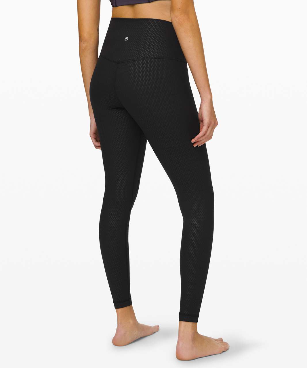 NWT Lululemon Align HR Pant with Pockets 25 Yogo Emboss Black