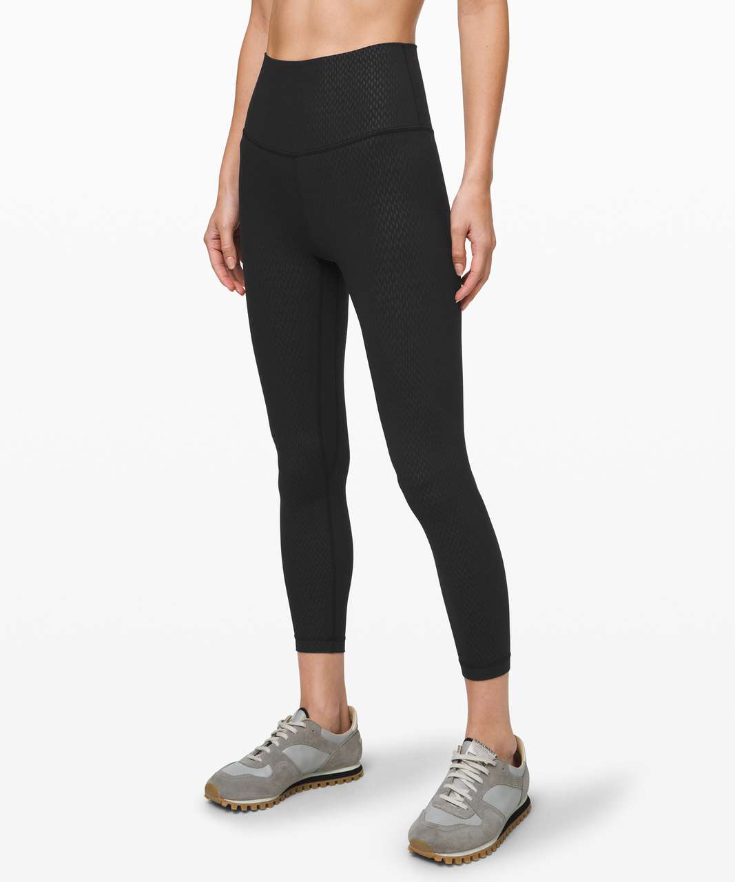 Lululemon Align Pant II 25 - Diverge Emboss Black - lulu fanatics