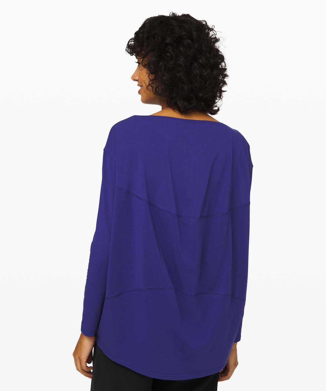 Lululemon Back In Action Long Sleeve - Larkspur