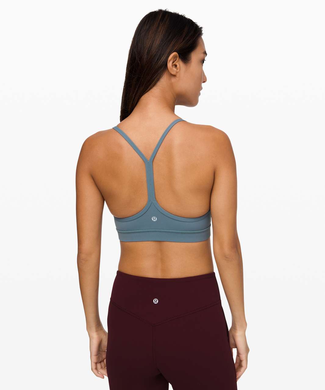 NWT Lululemon Flow Y Sports Bra- size 6, Chambray India