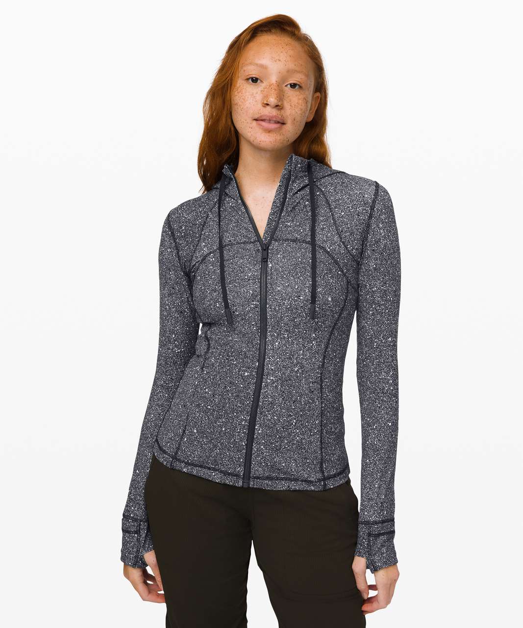 lululemon athletica Throwback Print Define Jacket Nulu in Gray