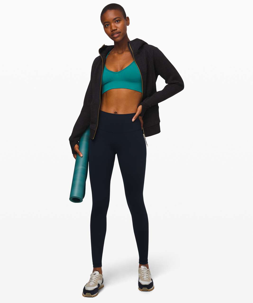 Lululemon Ebb To Street Bra II - Laguna - lulu fanatics