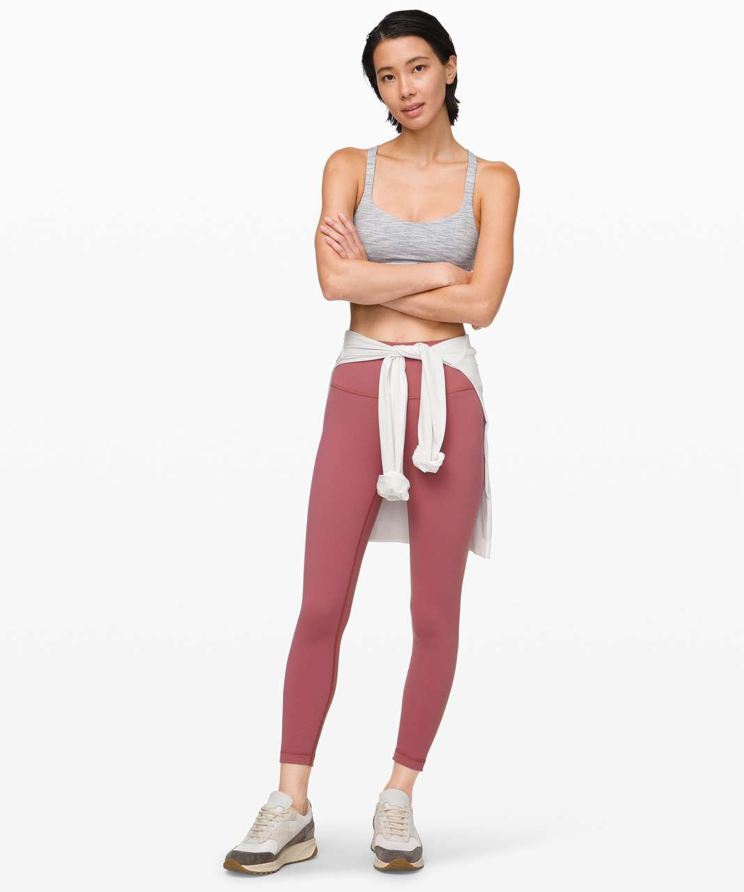 Lululemon Wunder Under High-Rise Tight 25 Full-On Luon Moss Rose Pink Size  4