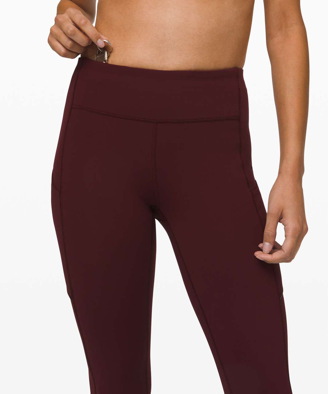 Lululemon Speed Up Tight 25 - Garnet - lulu fanatics