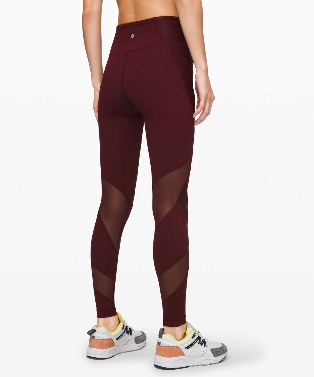 Lululemon Wunder Under High-Rise Tight 28" *Mesh - Garnet