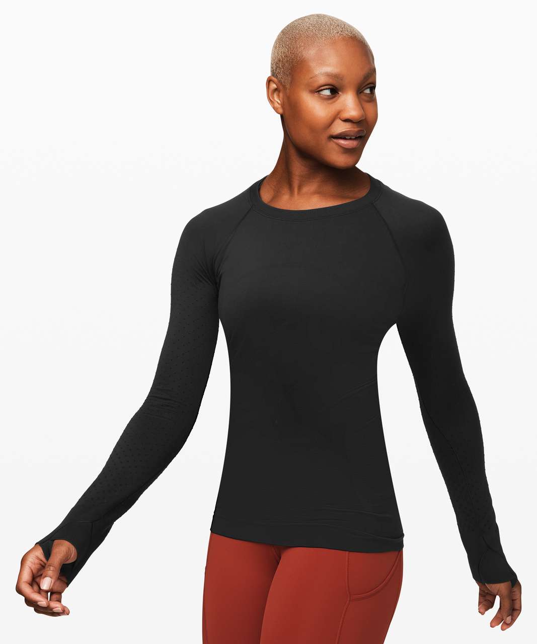 Watch Window on long sleeves? ; Would you be for or against having watch  windows on long sleeves for running? i.e. swiftly tech long sleeve : r/ lululemon