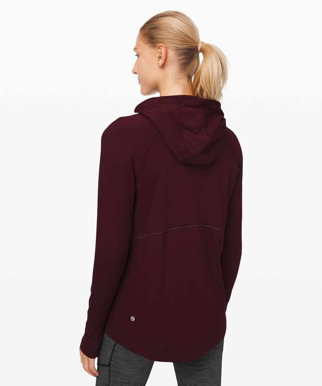 Lululemon Warm Stabilizer 1/2 Zip Hoodie - Garnet