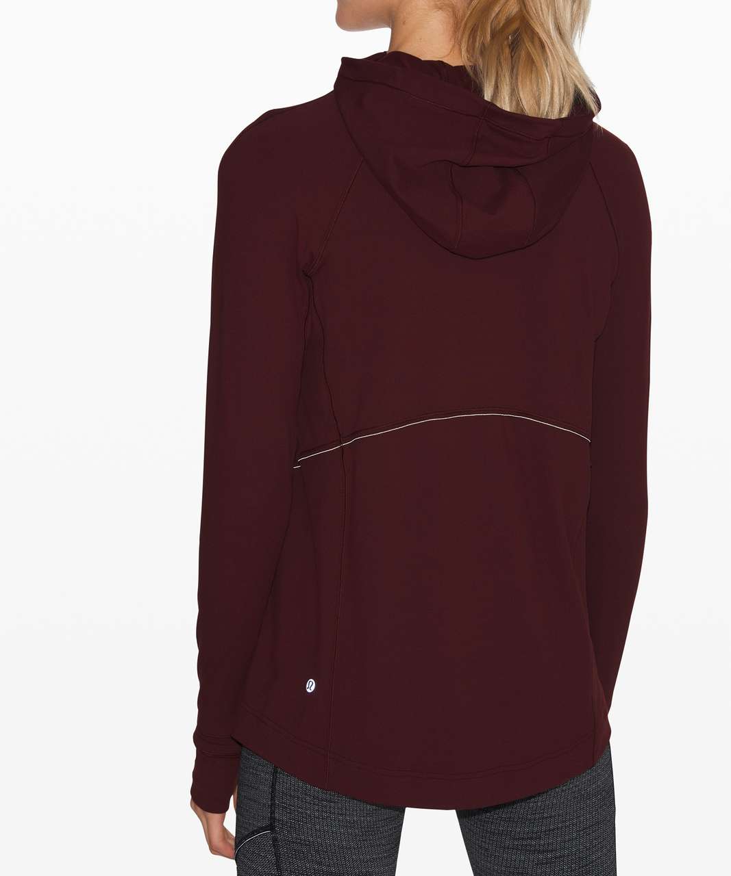 Lululemon Warm Stabilizer 1/2 Zip Hoodie - Garnet