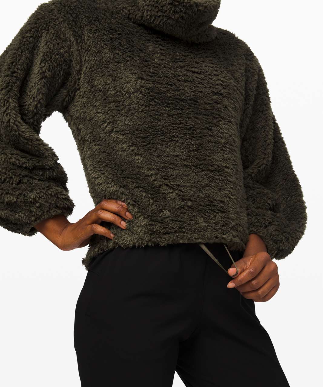 warm restore sherpa pullover