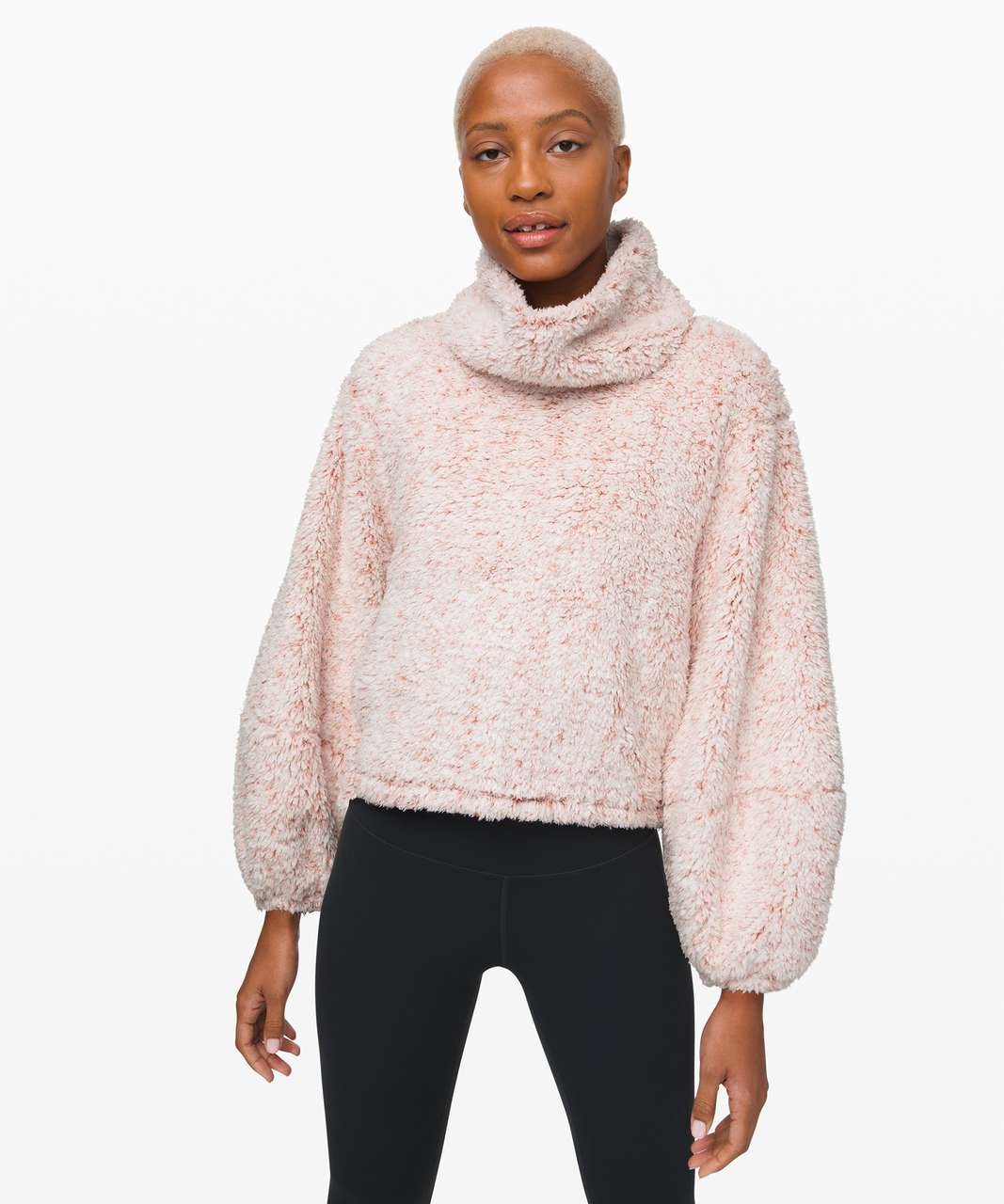 Lululemon Warmth Restore Sherpa Pullover - Heathered Copper Clay