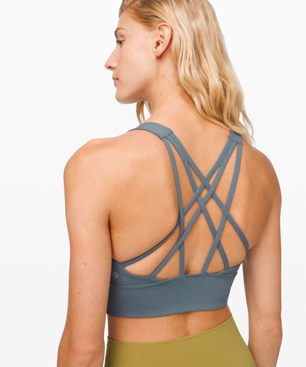 Lululemon Free To Be Serene Bra *Long Line - Blue Charcoal