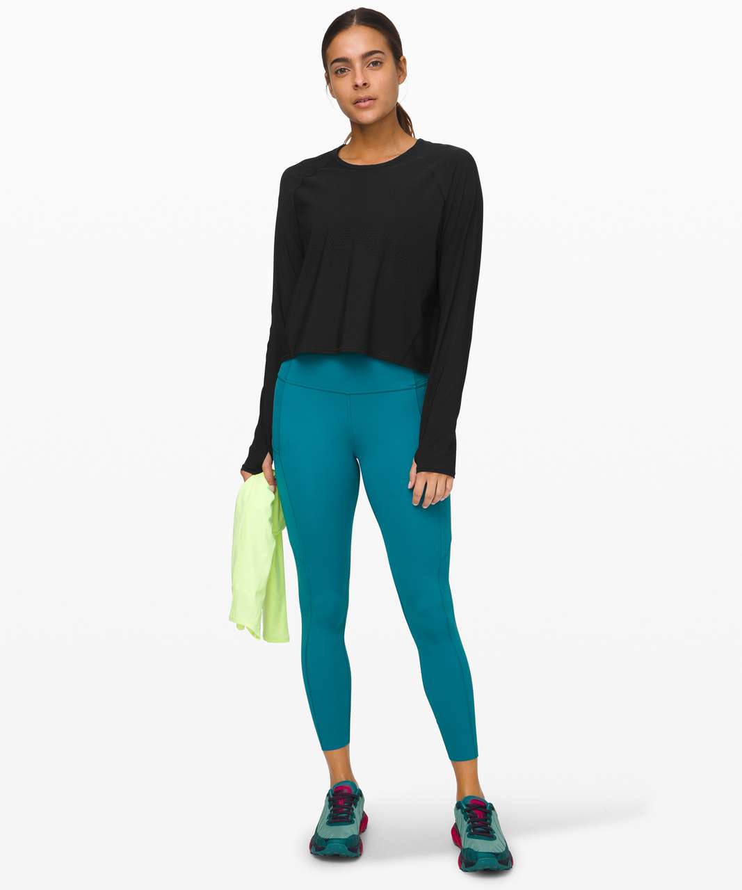 Lululemon Strong Rays Long Sleeve - Black - lulu fanatics