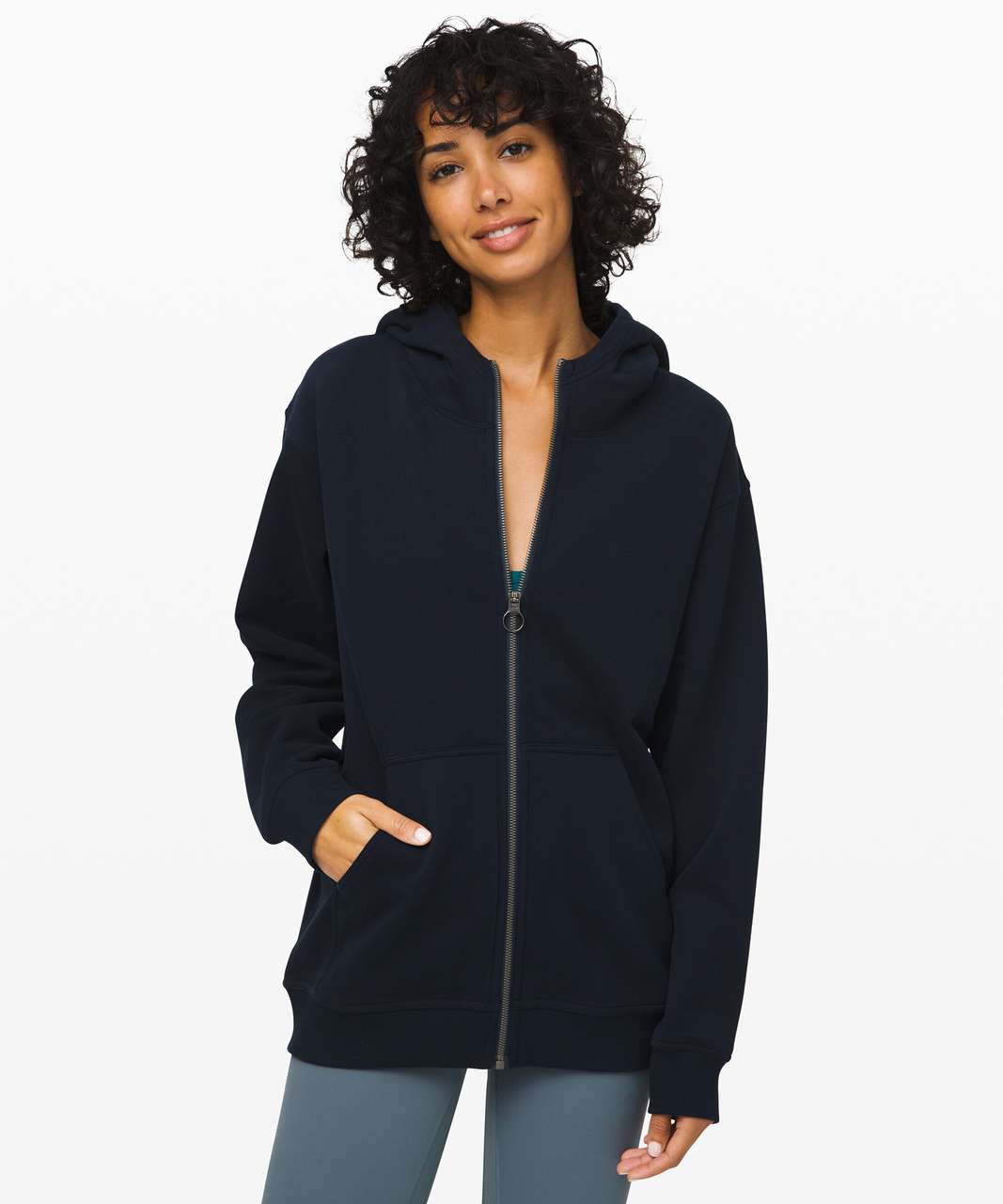 Lululemon Women's ALL YOURS HOODIE Pullover LARKSPUR BLUE size