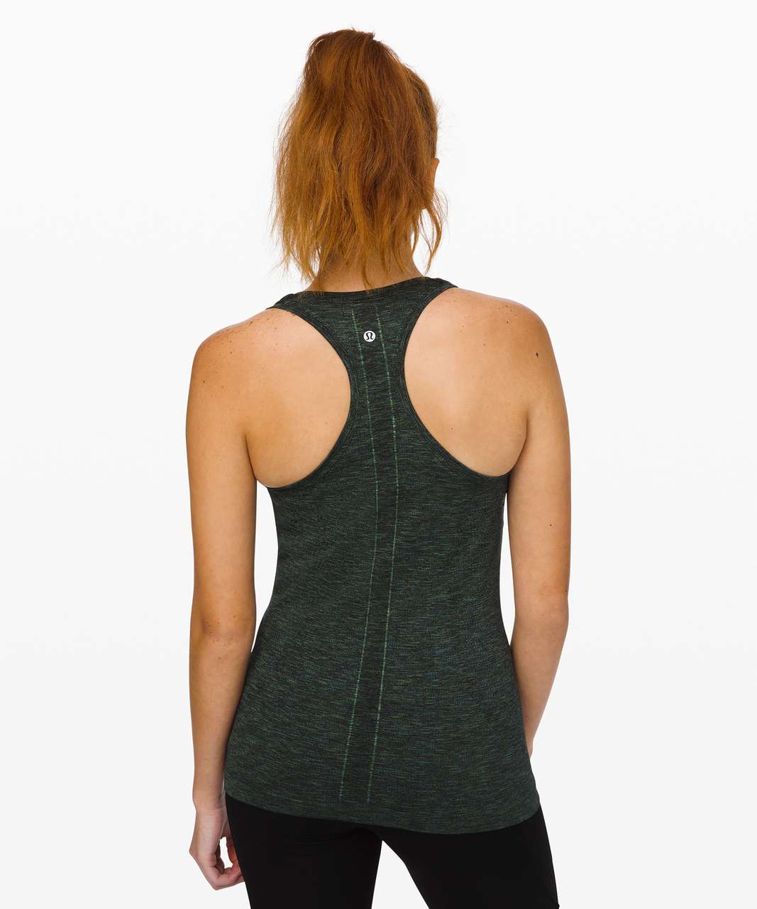 Lululemon Swiftly Speed Racerback - Black / Deep Coal / Clean Green / Azure