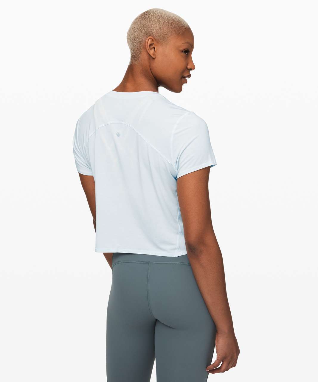 Lululemon Action Always Short Sleeve - Almost Blue - lulu fanatics