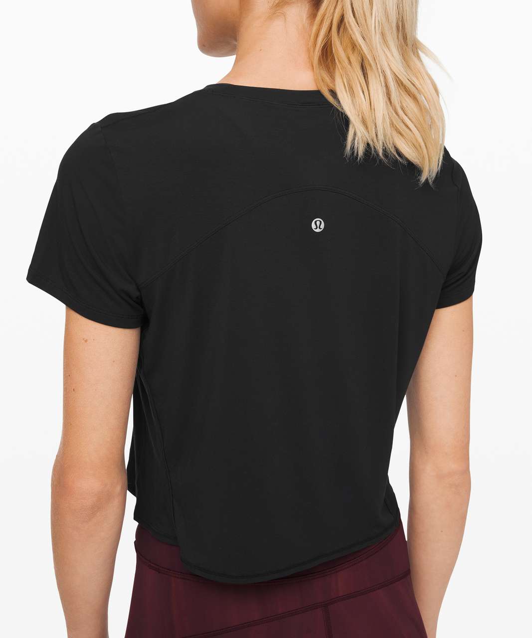 Lululemon Set Challenger Short Sleeve - Black - lulu fanatics