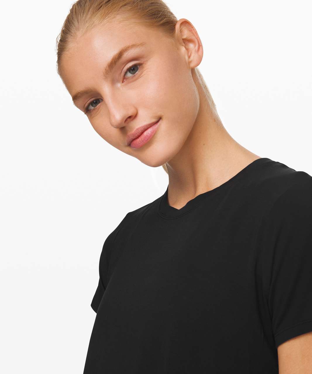 Lululemon Action Always Short Sleeve - Black - lulu fanatics