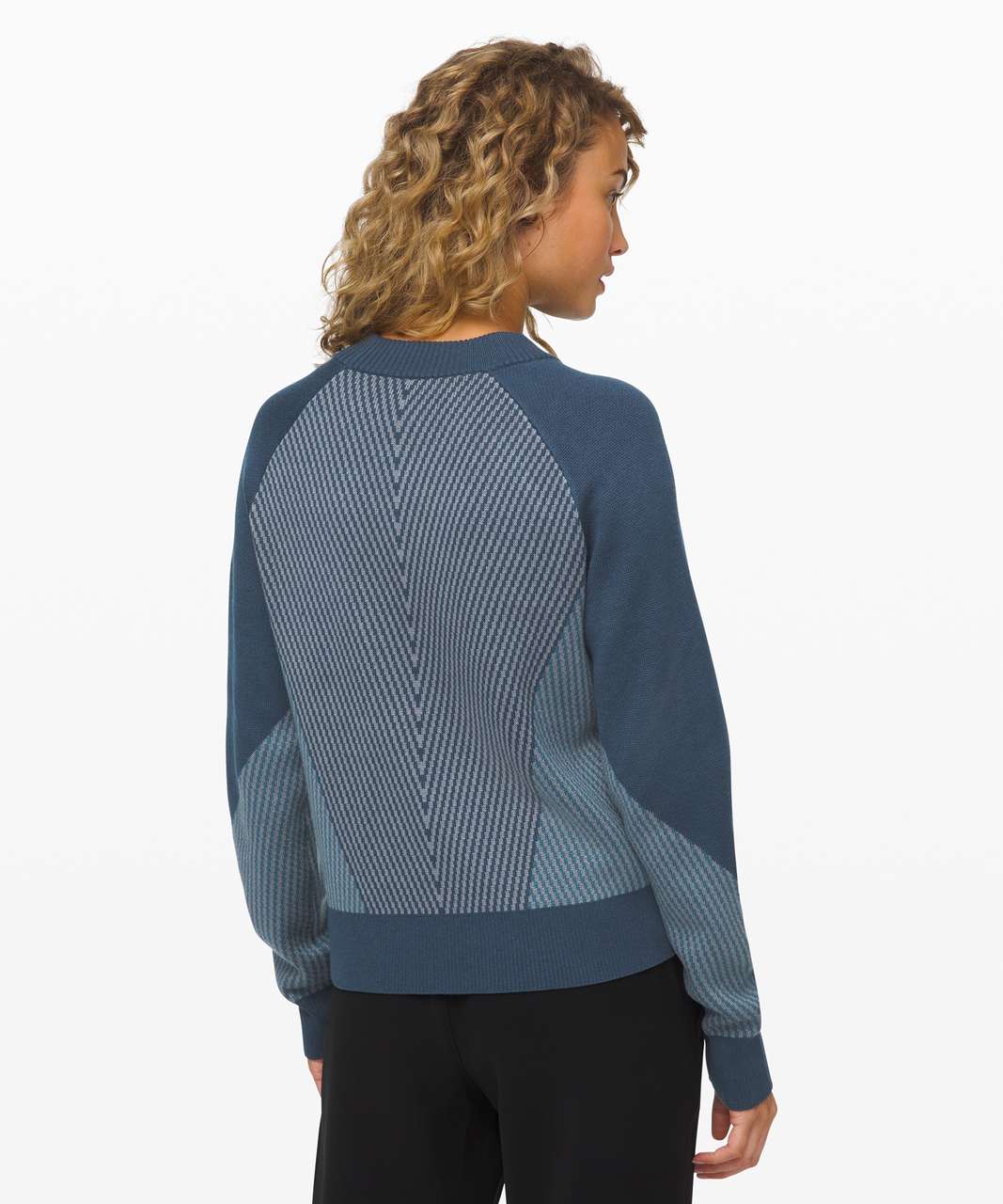 Lululemon Here for Serenity Sweater - Night Diver / Blue Charcoal / Petrol Blue