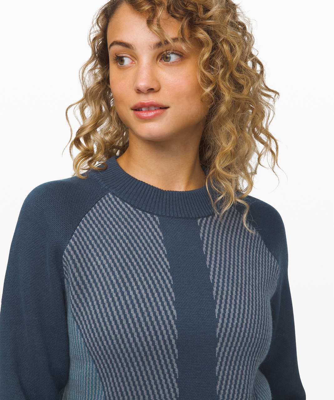 Lululemon Here for Serenity Sweater - Night Diver / Blue Charcoal / Petrol Blue