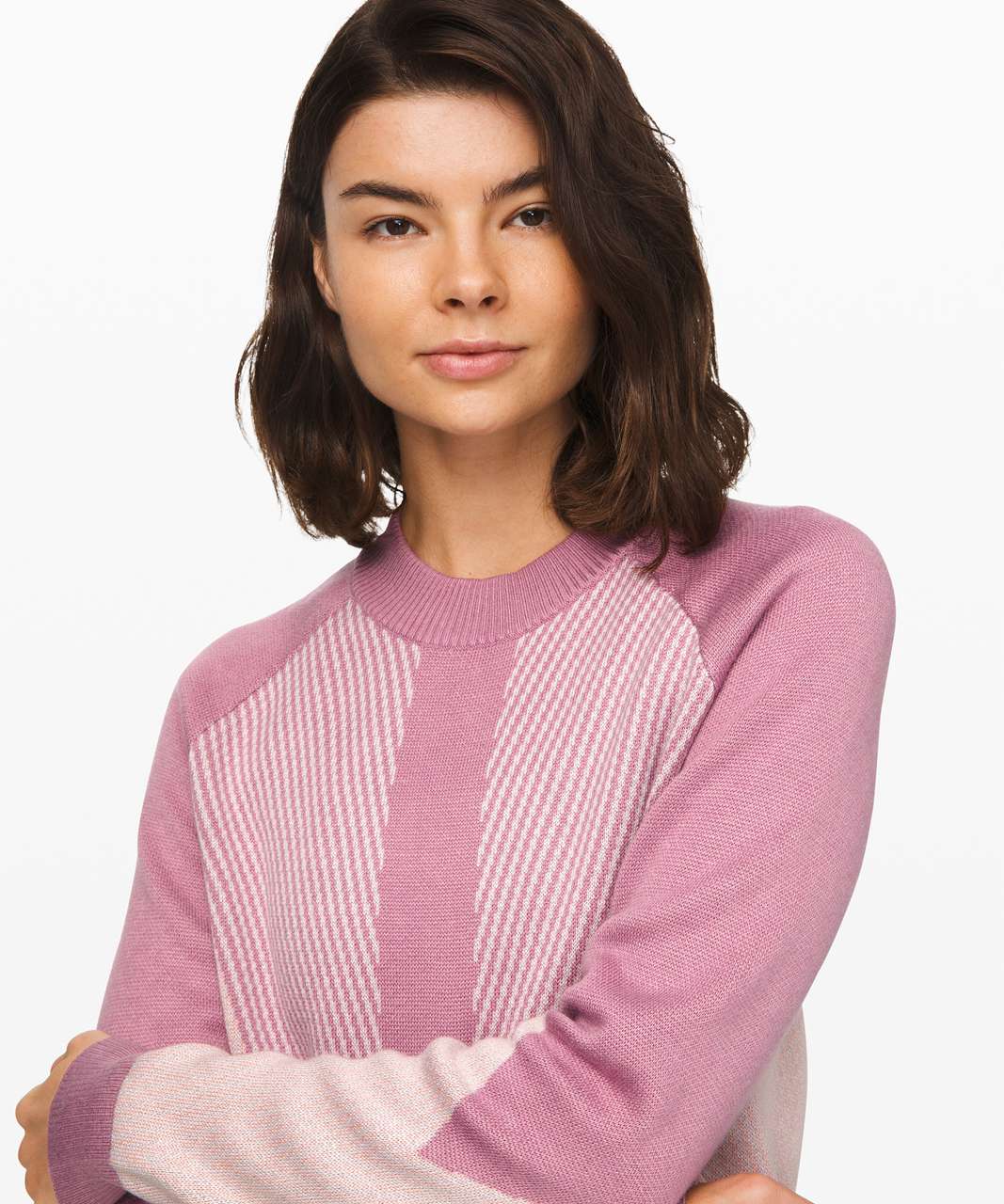 Lululemon Here for Serenity Sweater - Pink Taupe / Light Chrome / Pink Bliss