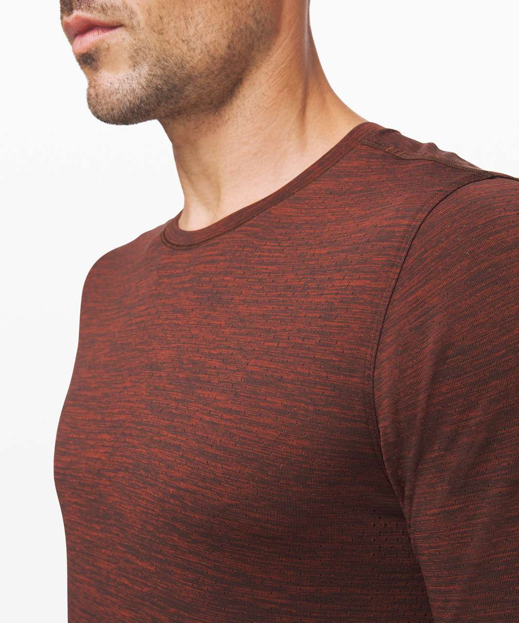 Lululemon Metal Vent Breathe Short Sleeve - Magma / Sequoia