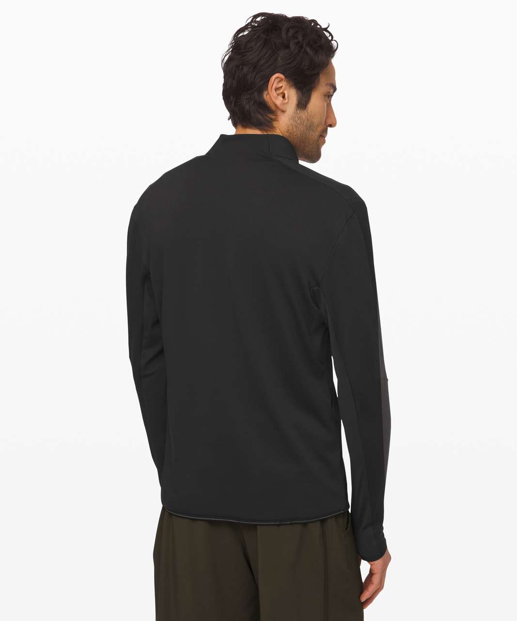 Lululemon Cold Terrain 1/2 Zip Hoodie - Black