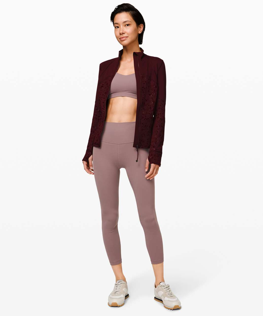 Lululemon Define Jacket *Speckle Shine - Garnet / Garnet