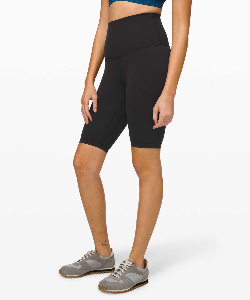 Lululemon SenseKnit Running High-Rise Short 10 - Black - lulu