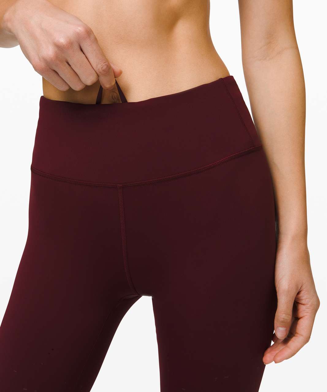 Lululemon Speed Wunder Mid-Rise Tight 28 *Spark Size 10 Garnet GARN/GARN  01802