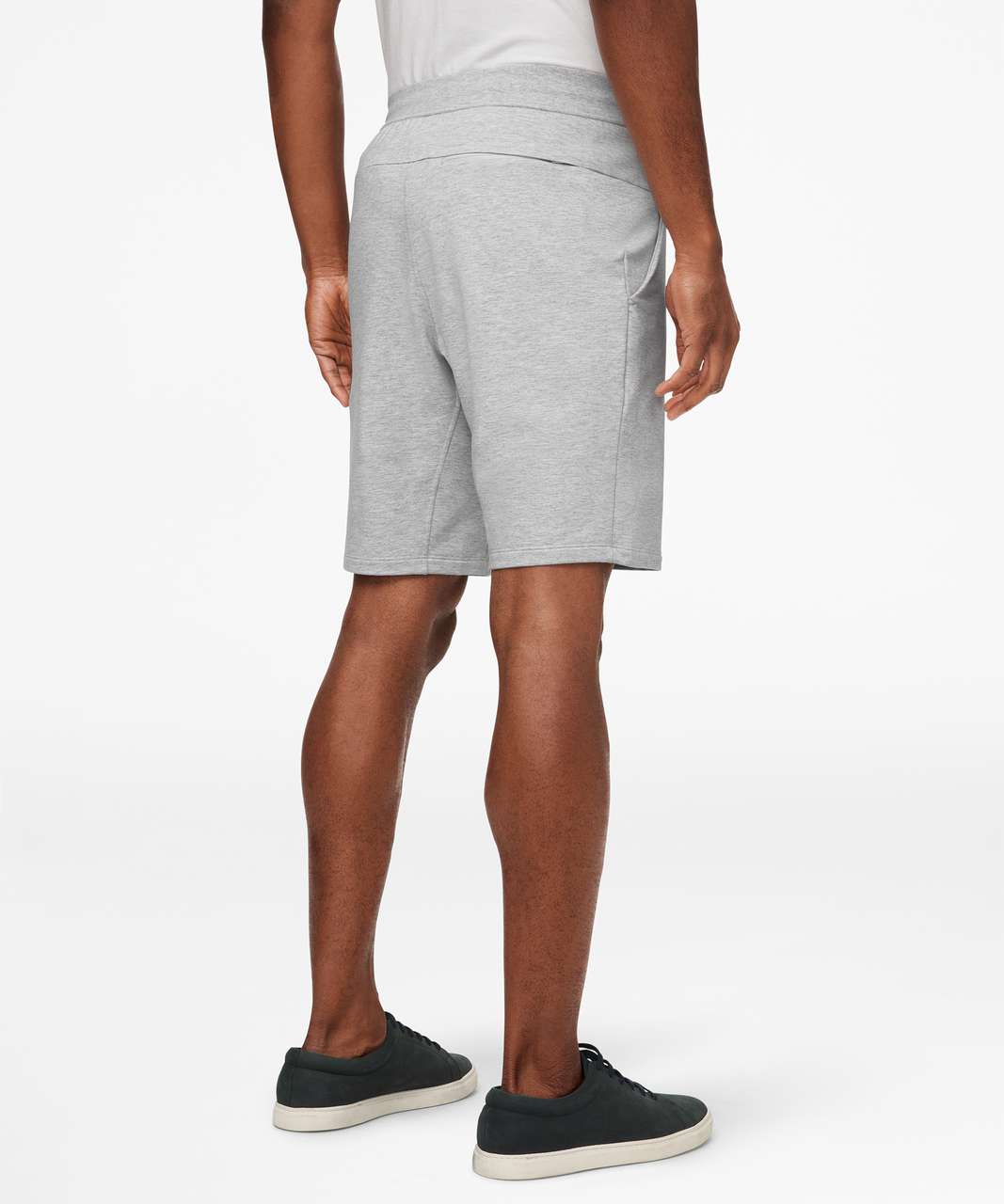 Lululemon City Sweat Short French Terry 9 - Heathered Ultra Light Grey / Sea  Salt - lulu fanatics