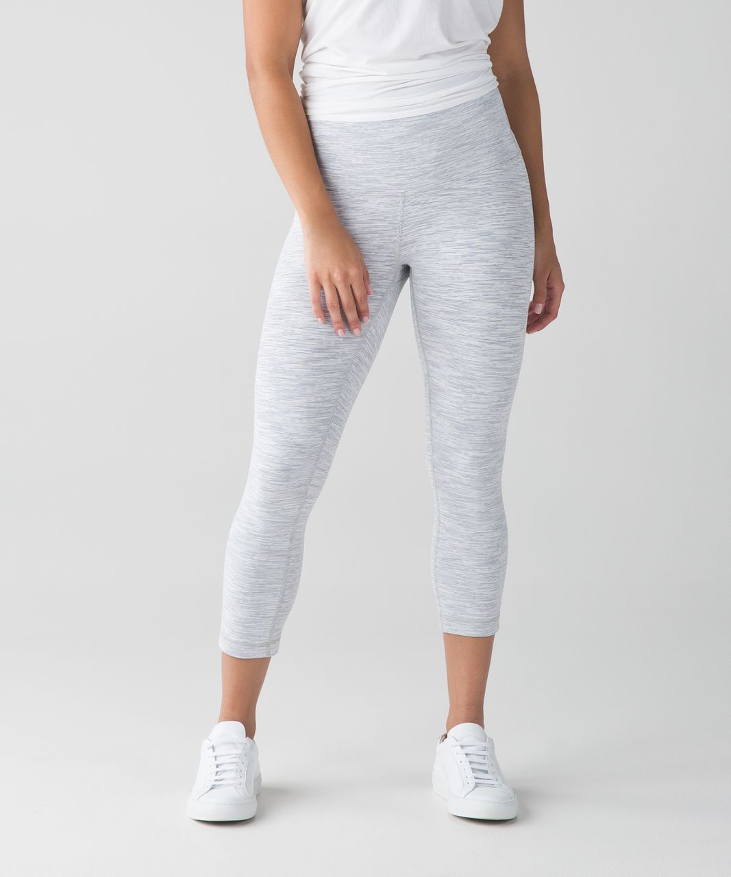 Lululemon Wunder Under Crop (Hi-Rise) - Wee Are From Space Nimbus Battleship