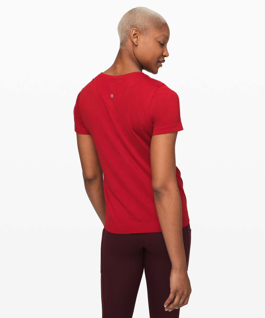 Lululemon Swiftly Relaxed Short Sleeve - Dark Red / Dark Red