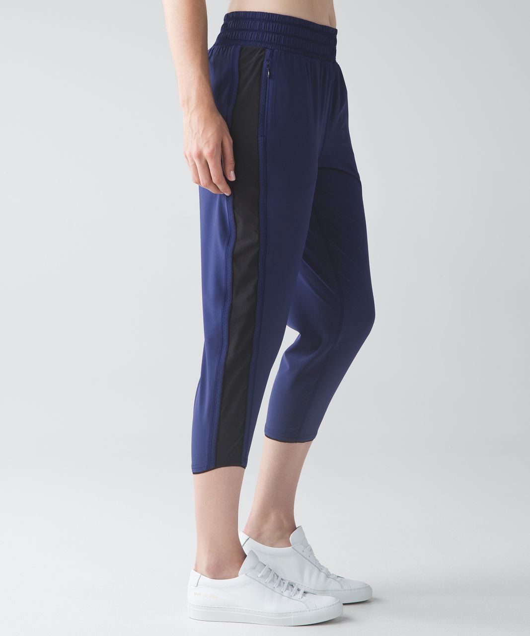 Lululemon For Love Crop - Hero Blue / Black