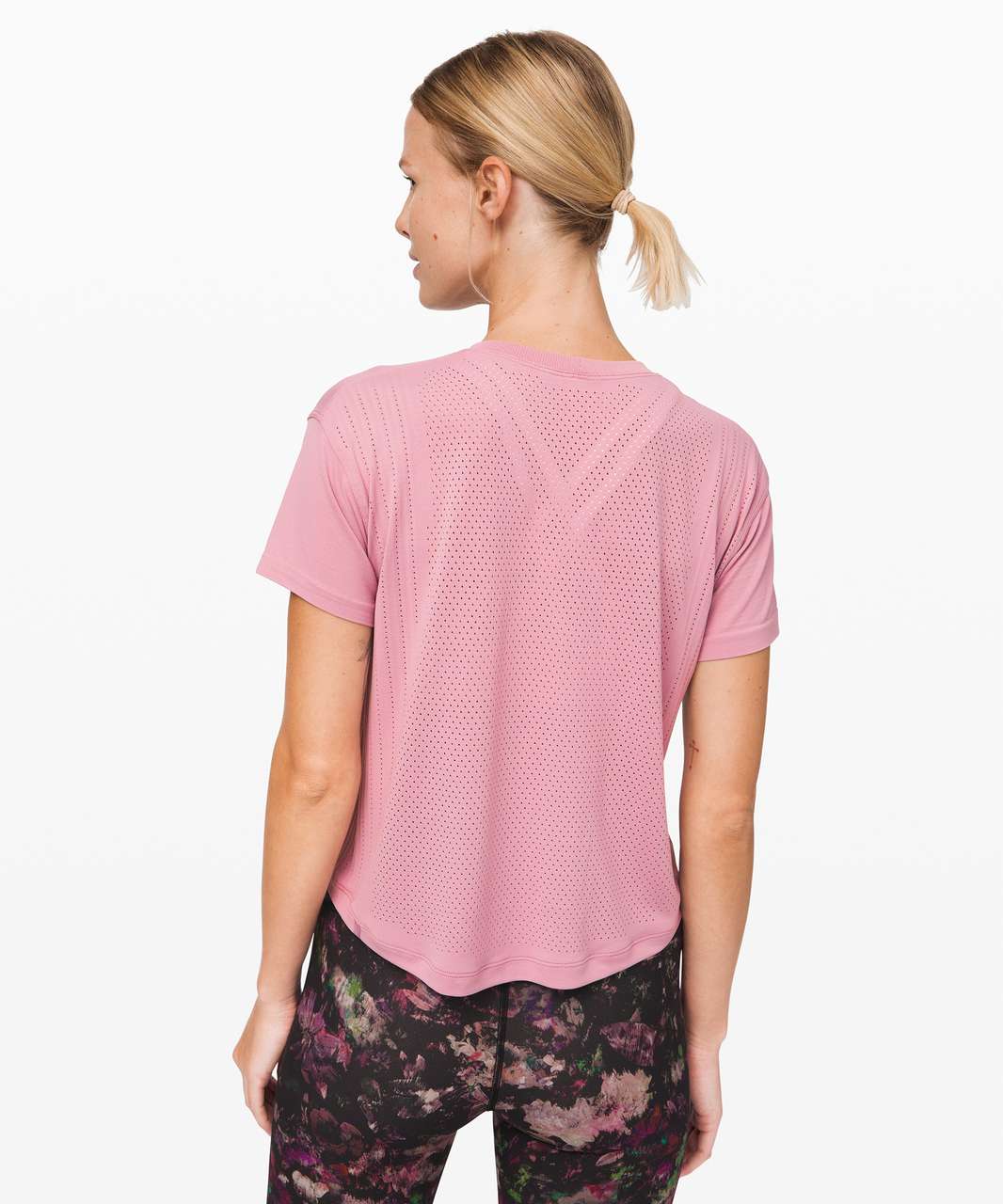 Lululemon Breeze By Short Sleeve *Fusion - Pink Taupe / Pink Taupe