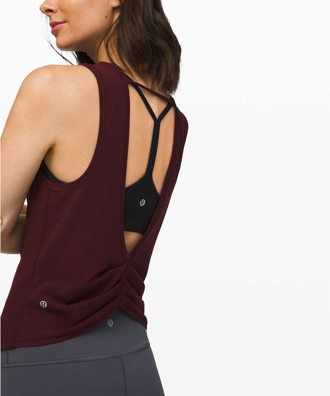 Lululemon Deep Stretch Tank *Nulu - Garnet - lulu fanatics