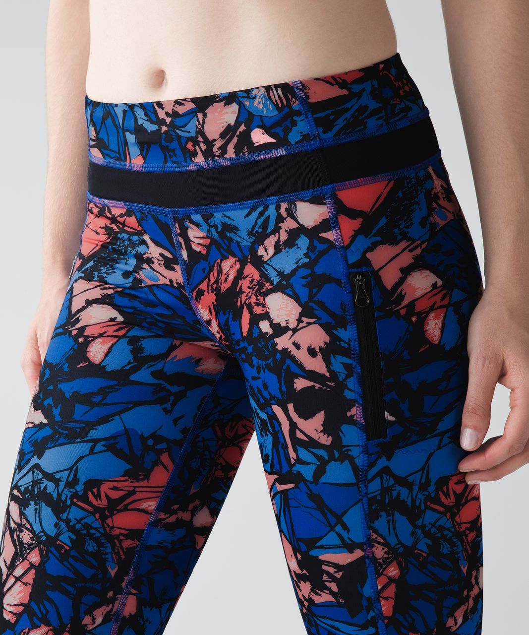 Lululemon Inspire Tight II - Paint Storm Harbor Blue Multi