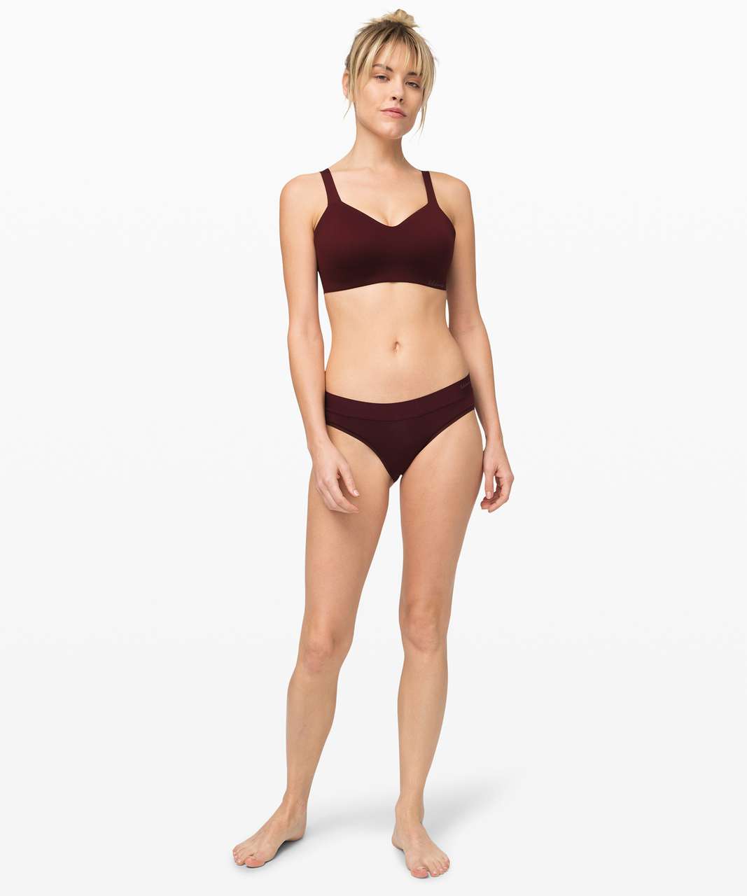 Lululemon Hold True Bra - Garnet - lulu fanatics