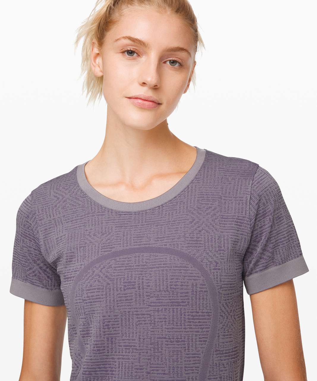 Lululemon Swiftly Relaxed Short Sleeve - Purple Quartz / Violet Grey