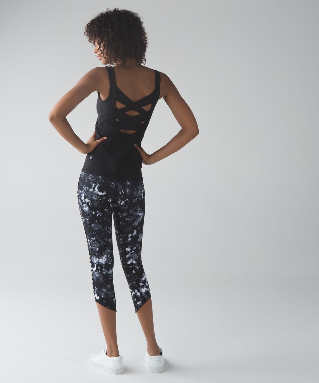 Lululemon Sunshine Salutation Crop (Full-On Luxtreme) - Dusk Dye White ...