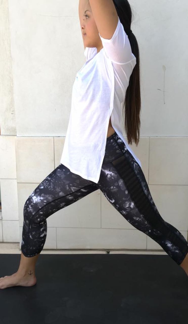 Lululemon Sunshine Salutation Crop (Full-On Luxtreme) - Dusk Dye White Black  / Black - lulu fanatics