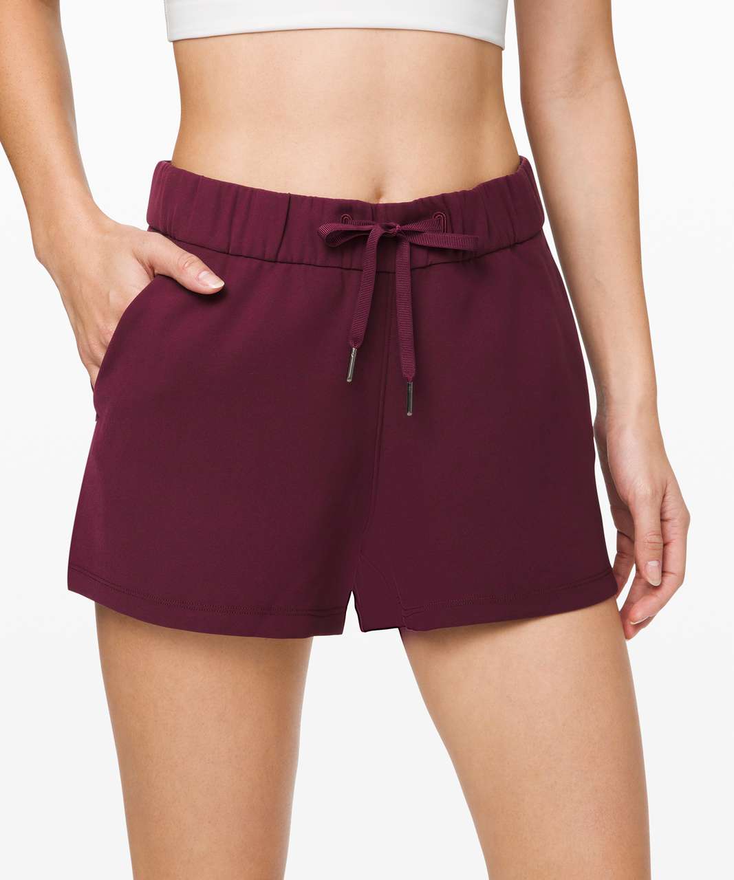 Lululemon On the Fly Short *Woven 2.5" - Dark Adobe