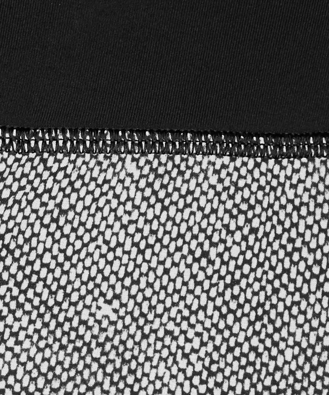 Lululemon Pace Rival Skirt II (Regular) *4-way Stretch - Dotscape Alpine White Black / Black