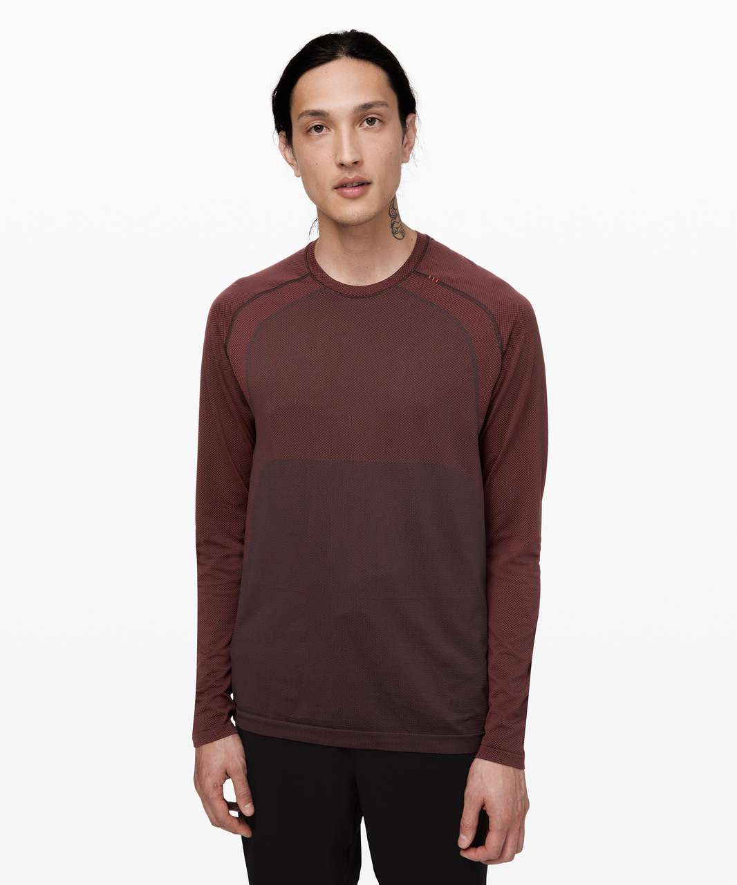 Lululemon Metal Vent Tech Long Sleeve 2.0 - Magma / Sequoia