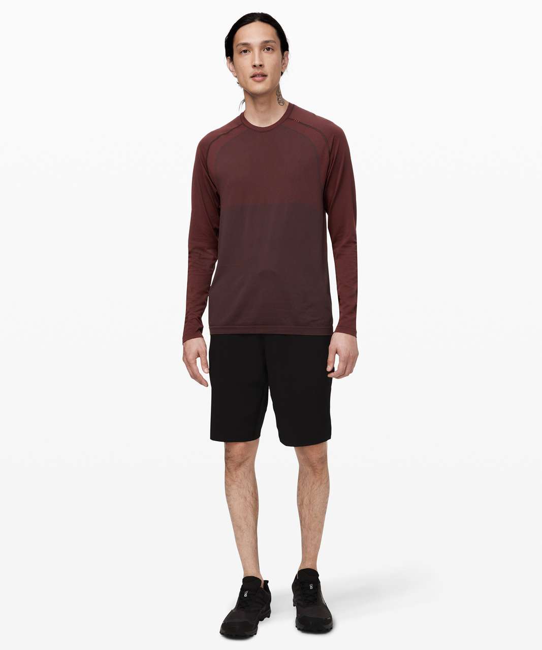 Lululemon Metal Vent Tech Long Sleeve 2.0 - Magma / Sequoia