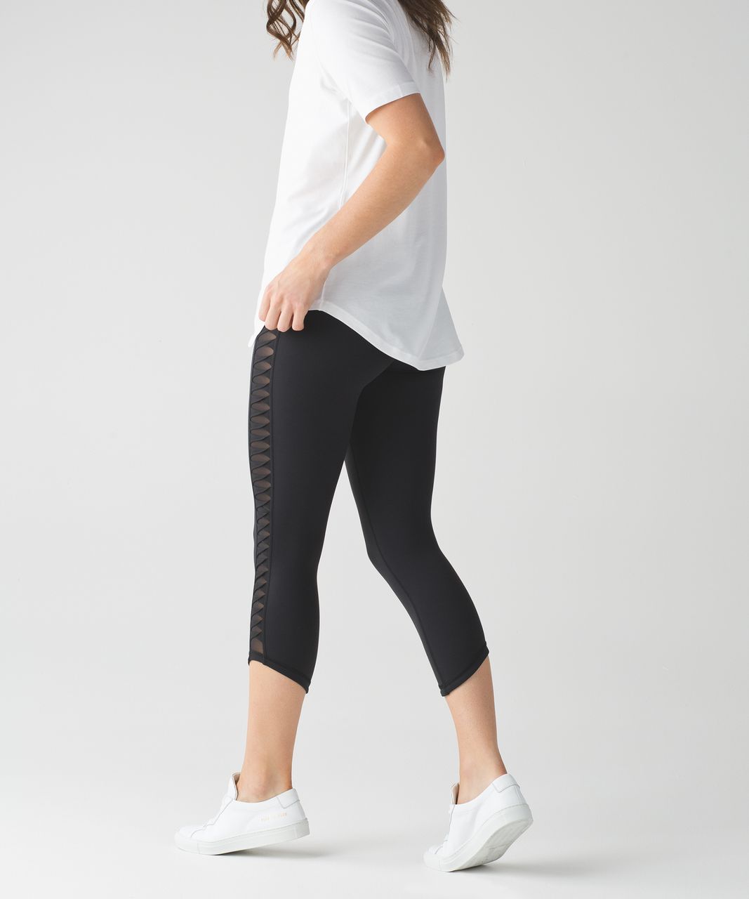 Lululemon Sunshine Salutation Crop (Full-On Luxtreme) - Black - lulu  fanatics